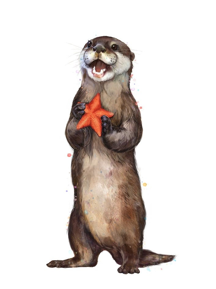 Otterly Delighted Otter