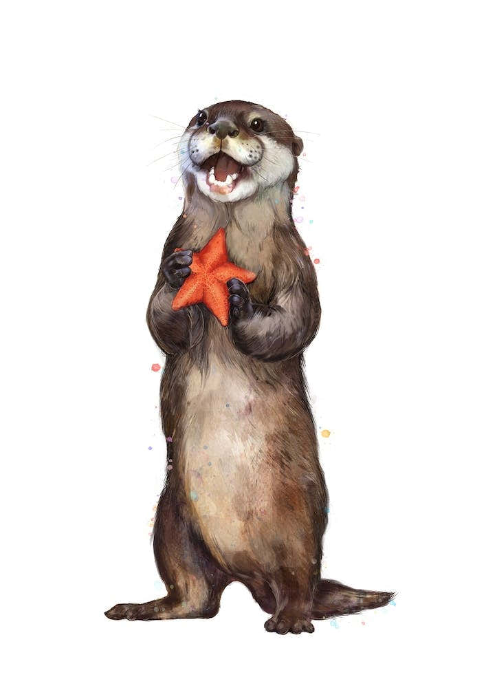 Otterly Delighted Otter