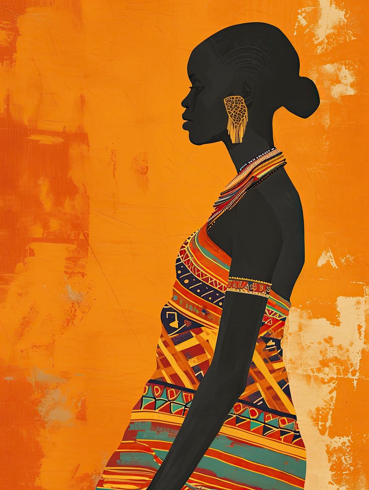 Africa Boho Art; The Lagoon Lullaby