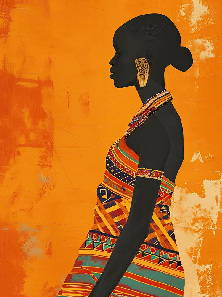 Africa Boho Art; The Lagoon Lullaby