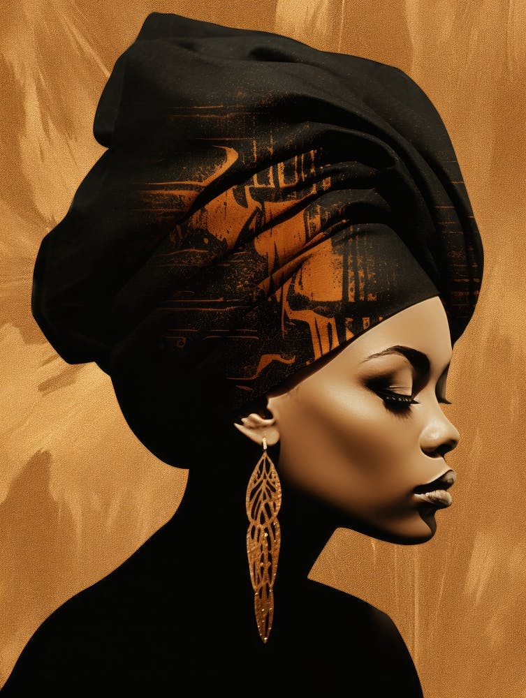 Porträt Einer Afrikanischen Frau 7