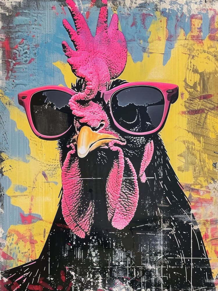 Rooster In Sunglasses 1