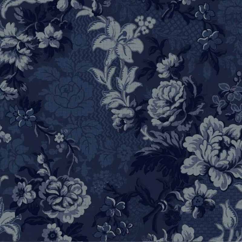 Blue And White Floral