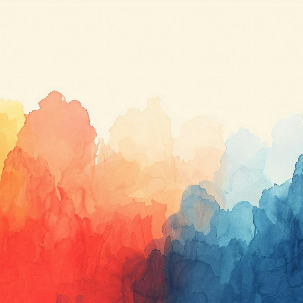 Abstract Watercolor Painting 13