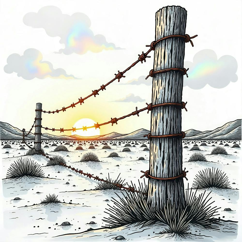 Barbed Wire Fence 1
