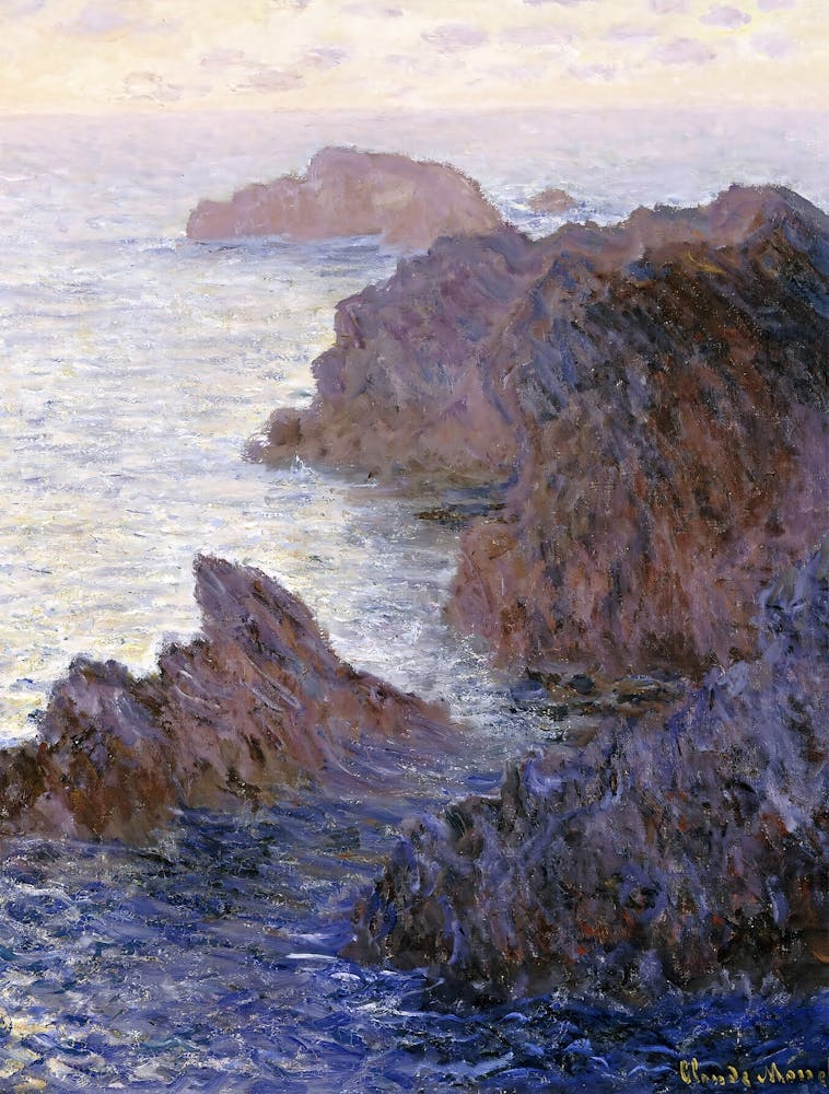 Claude Monet - Rocky Shore
