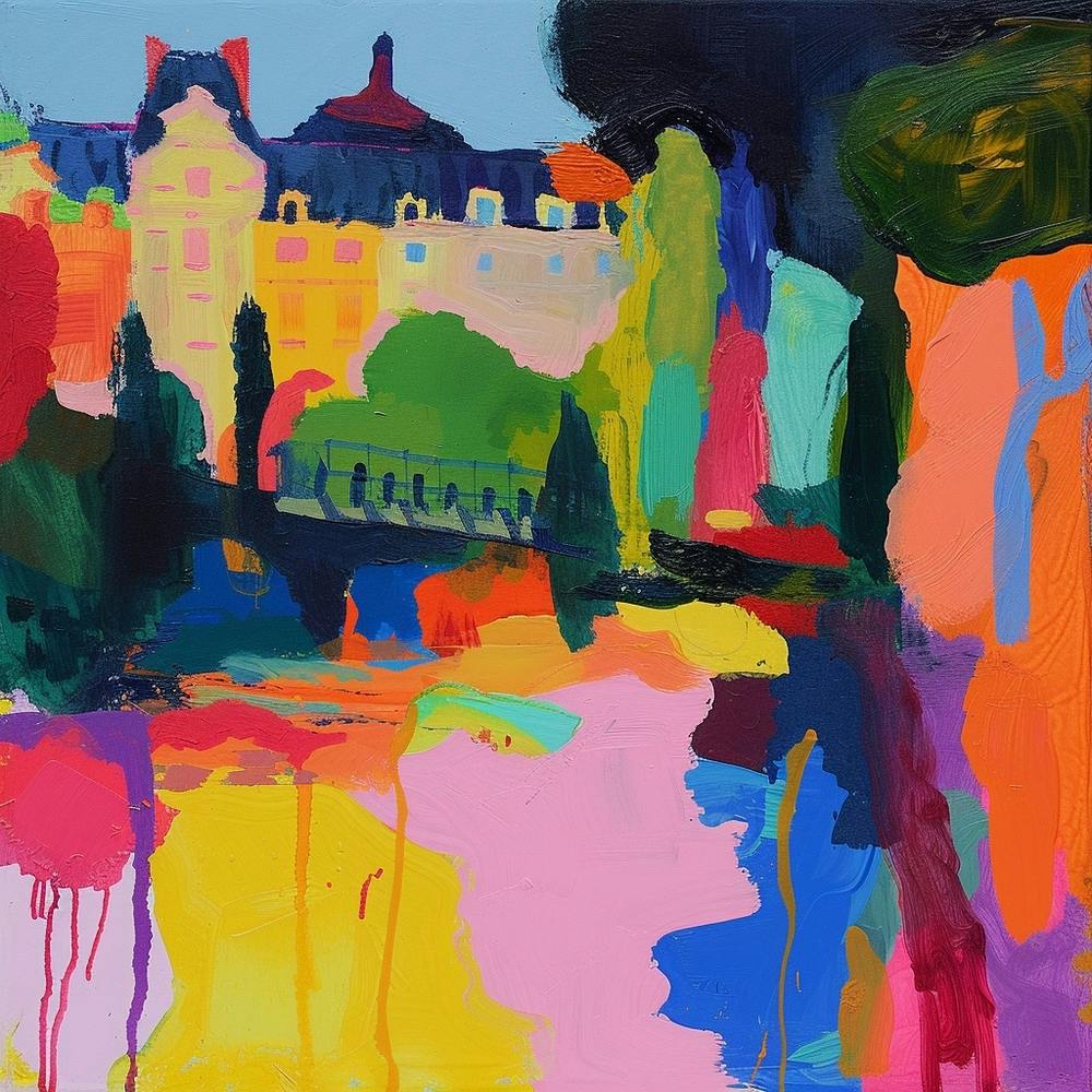 Abstract Park Collection Luxembourg Gardens Paris 2