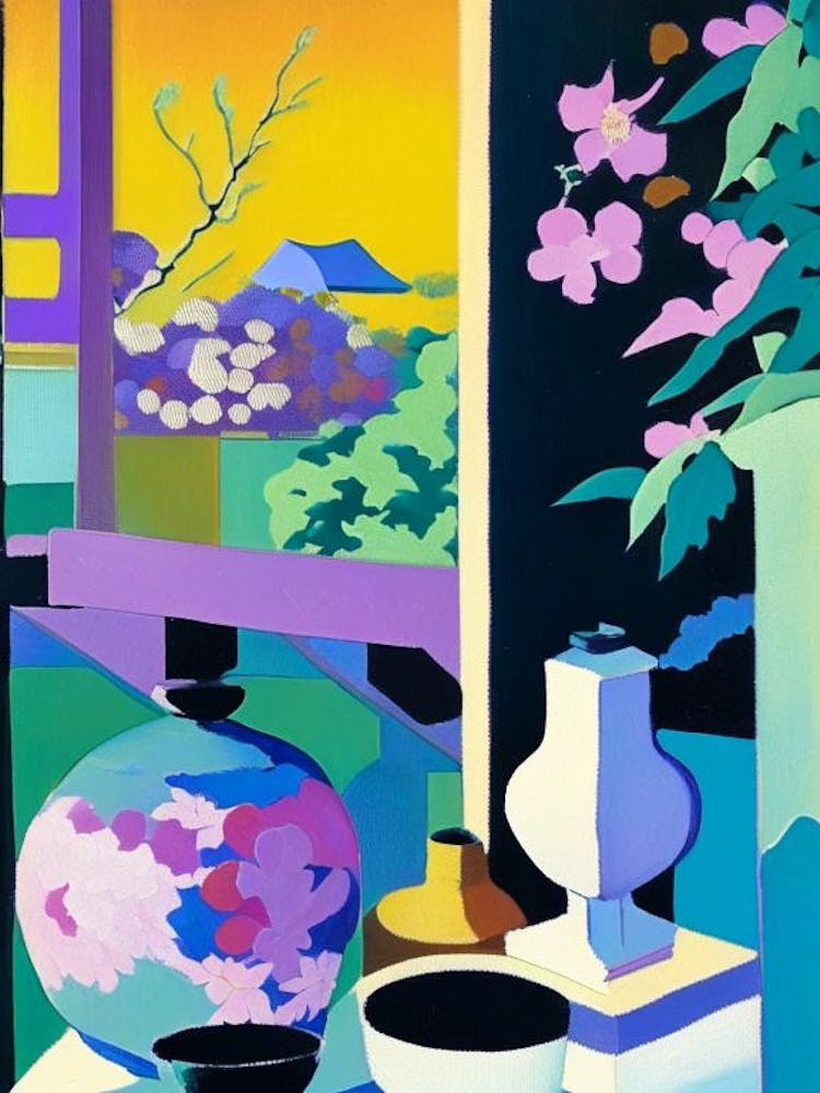 Kenrokuen, 1, Japan Abstract Still Life