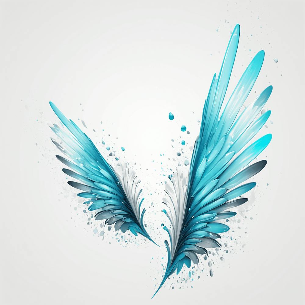 Ailes d'Ange Bleues