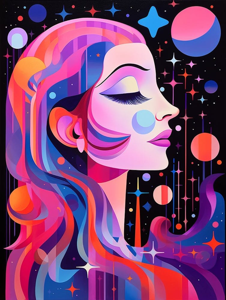 Cosmic Imagery Geometric Abstract 8