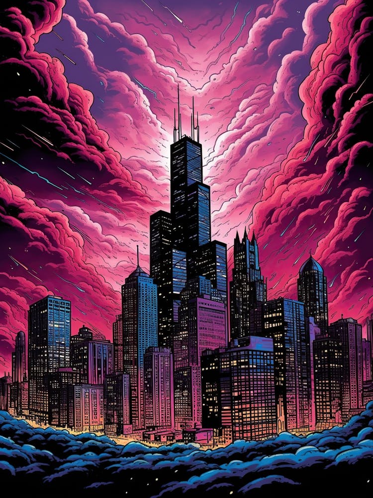 Chicagoer Skyline 1