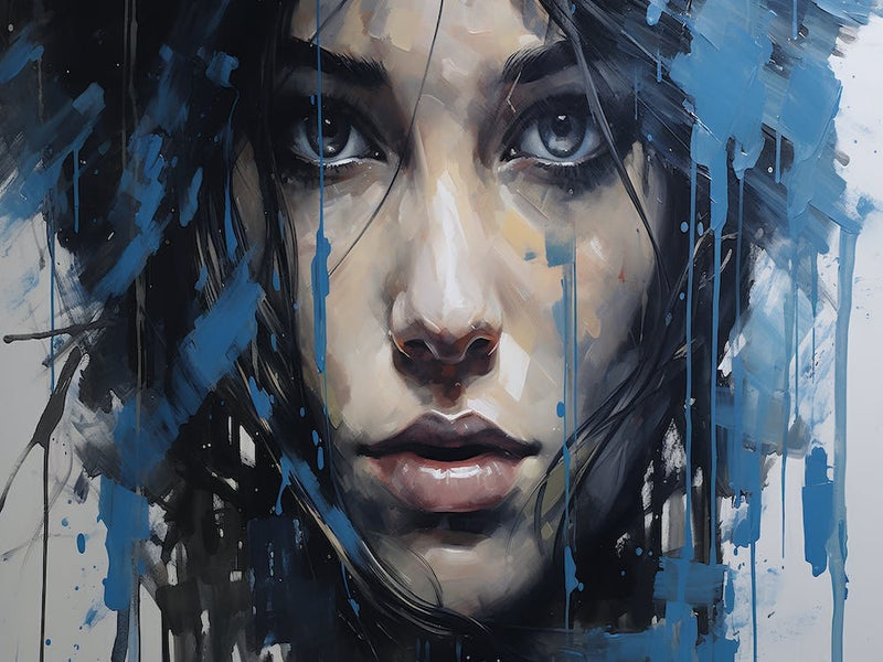 Woman With Blue Eyes 1