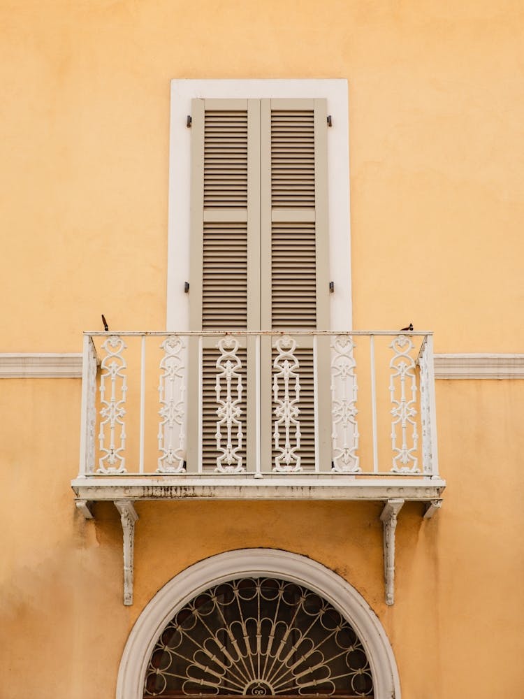 Balcony With Shutters Italy