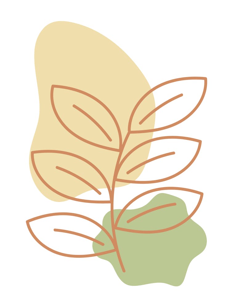 Spring Awakening Leaf Illustration
