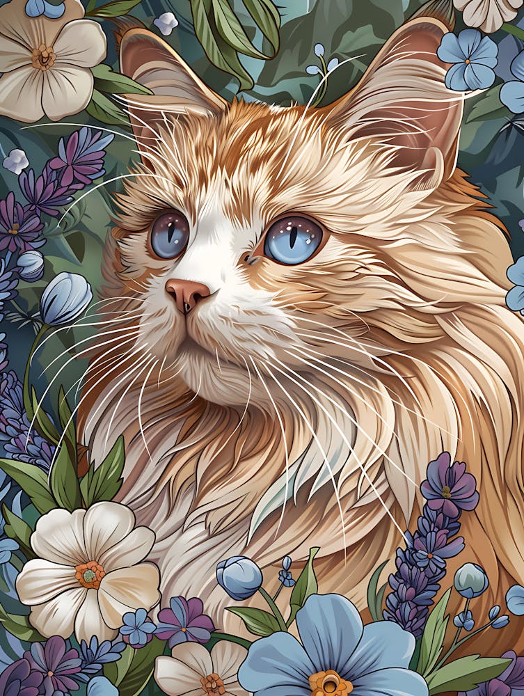 Cat With Blue Eyes 2