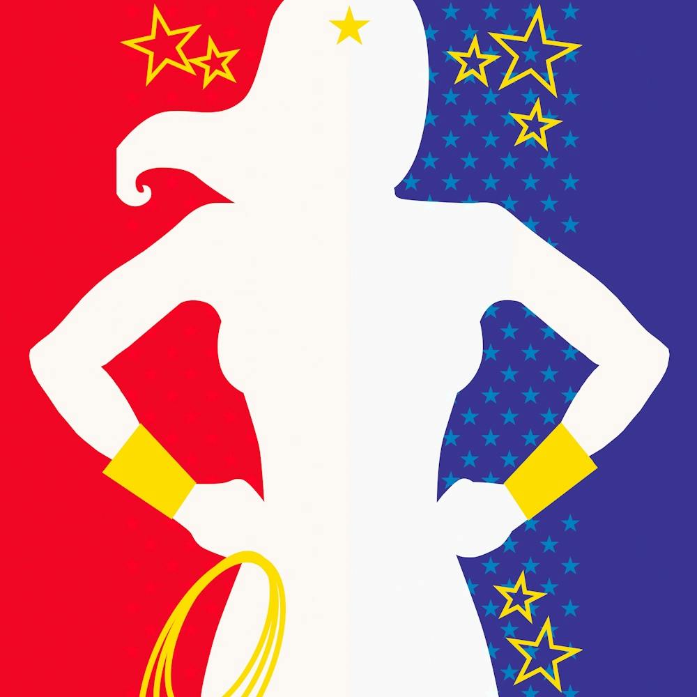 Wonder Silhouette | Comic Art Digital | Pop Art World 2025