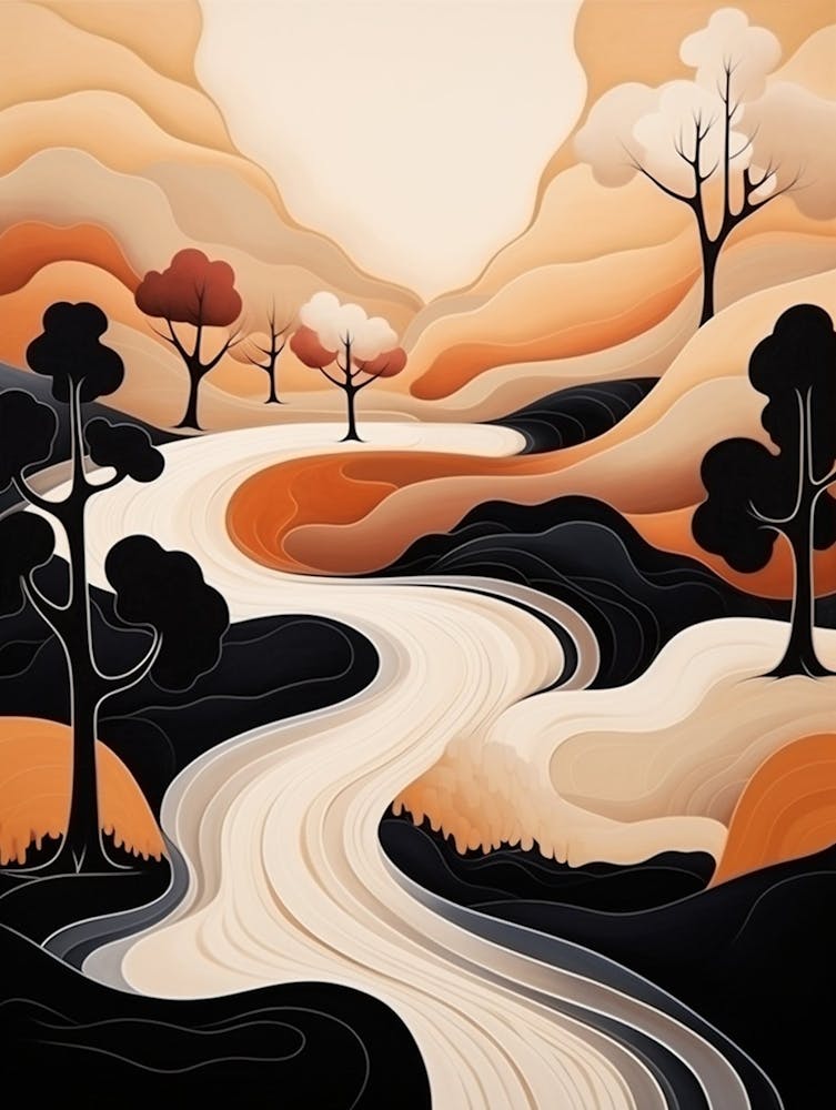 Abstract Minimalist Landscape 1