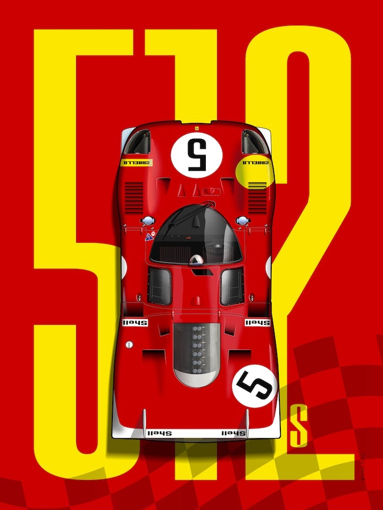 512S Le Mans No 5 Top Tribute
