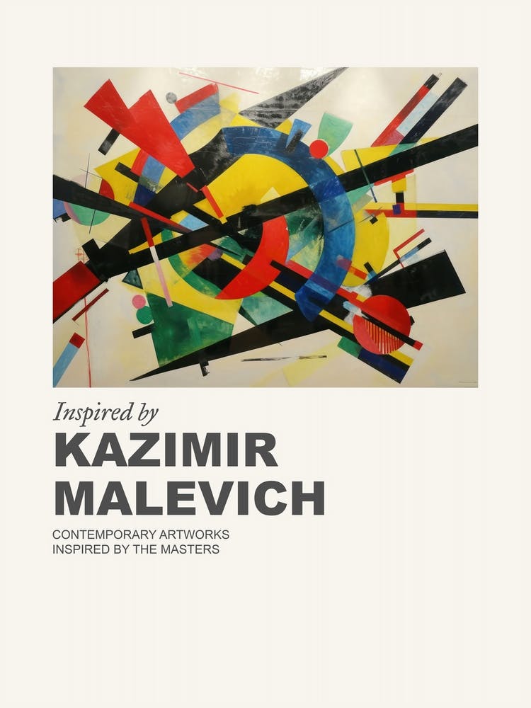 Museum Poster Inspired By Kazimir Malevich 2