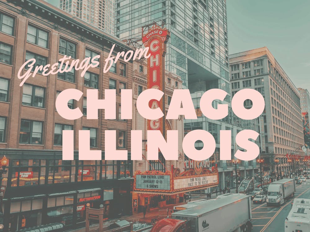 Grüße aus Chicago Illinois | Chicago Illinois Reise-Postkarte 1