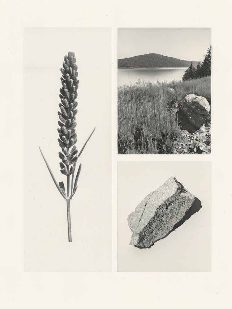 Collage Photo Fleur de Lavande 4