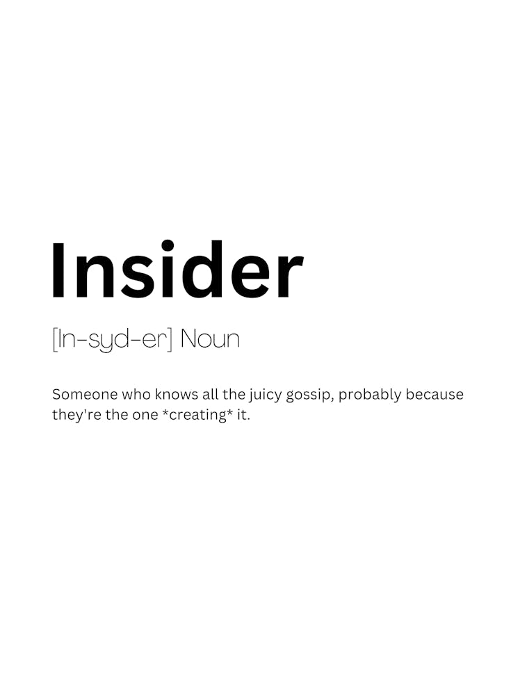 Insider Definition Meaning 1