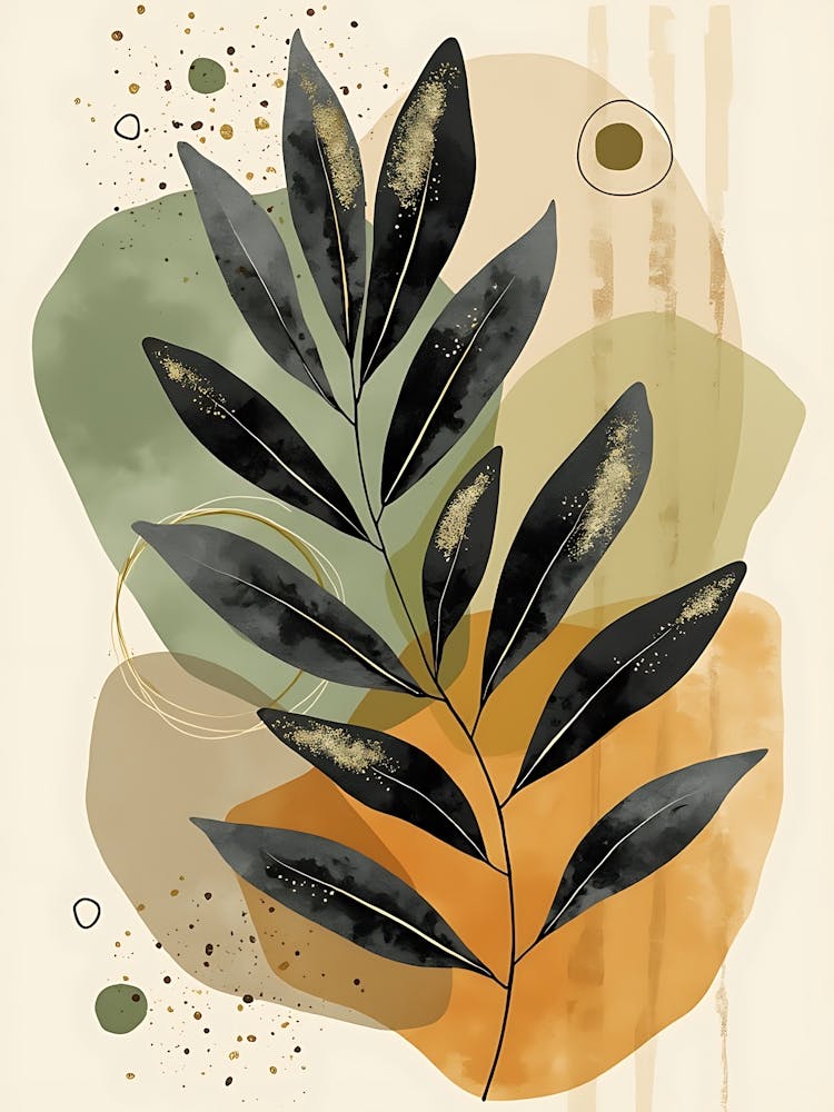 Modern Nature-Inspired Art with Rustic Neutrals