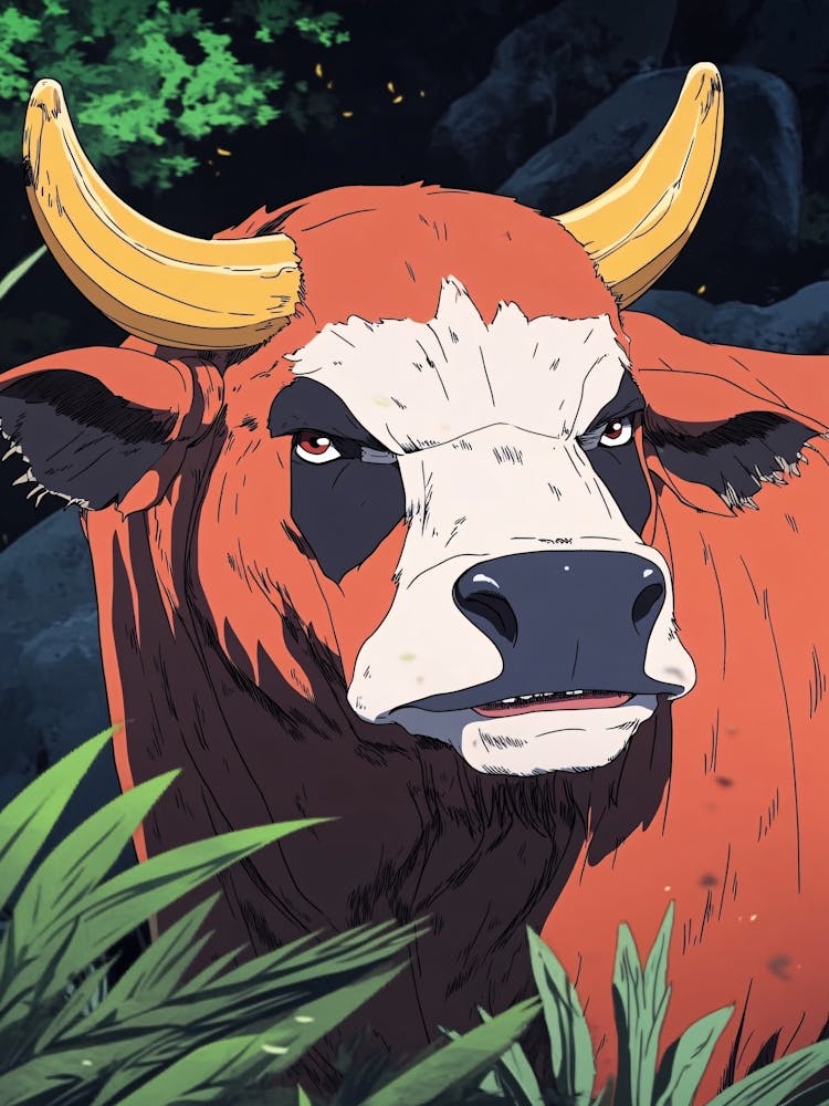 Bull In The Forest 1