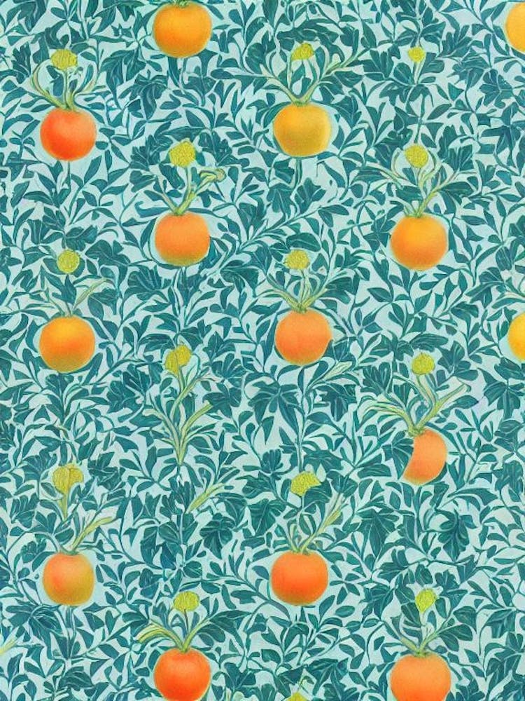 Tangelo Vintage Botanical Fruit