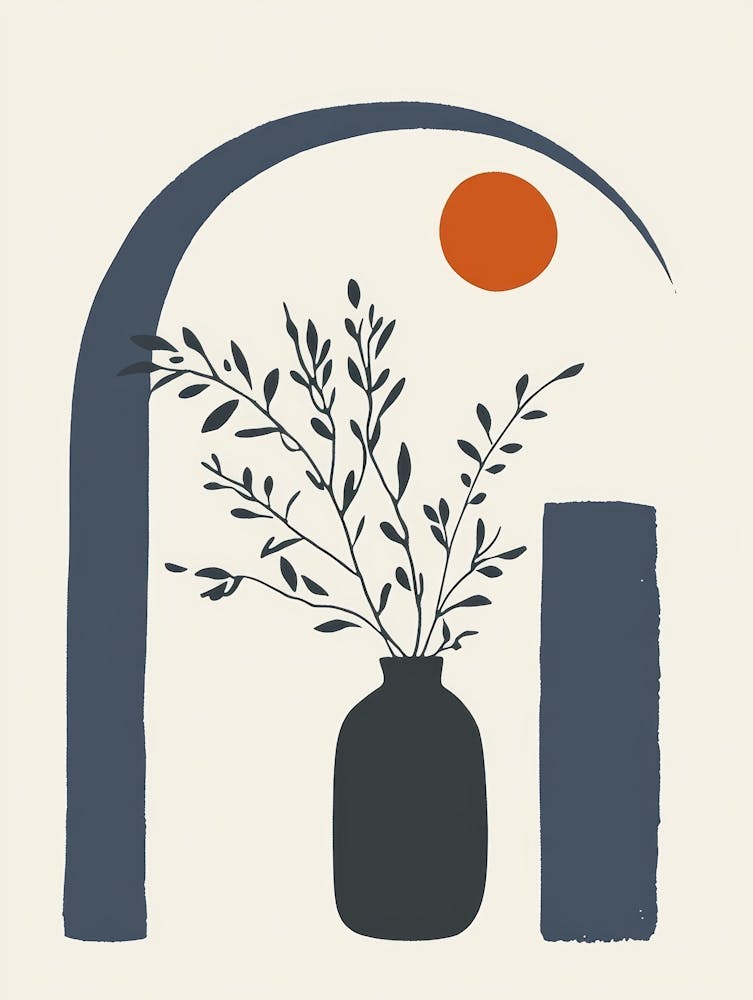 Vase mit Blumen 13