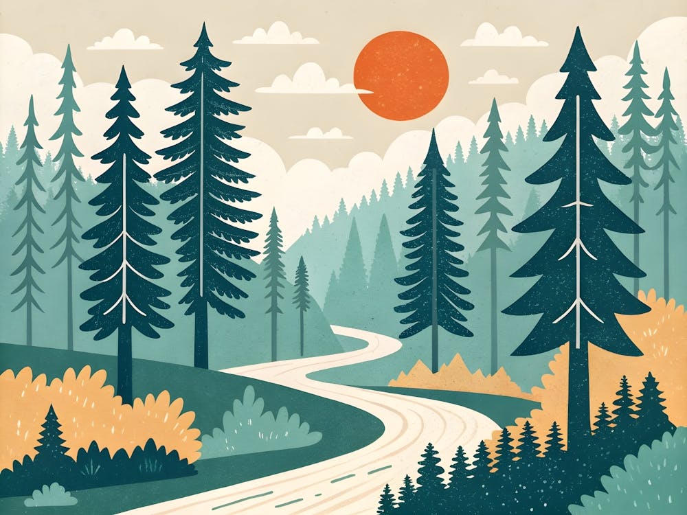 Road In The Forest 1