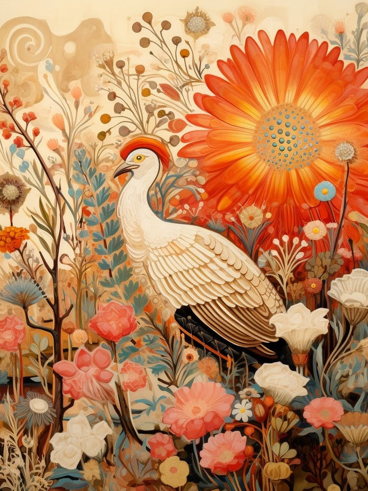 Turkey 1 Detailed Bird Painting