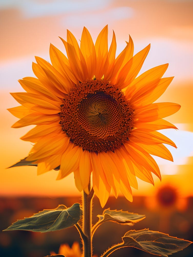 Sunflower At Sunset 2