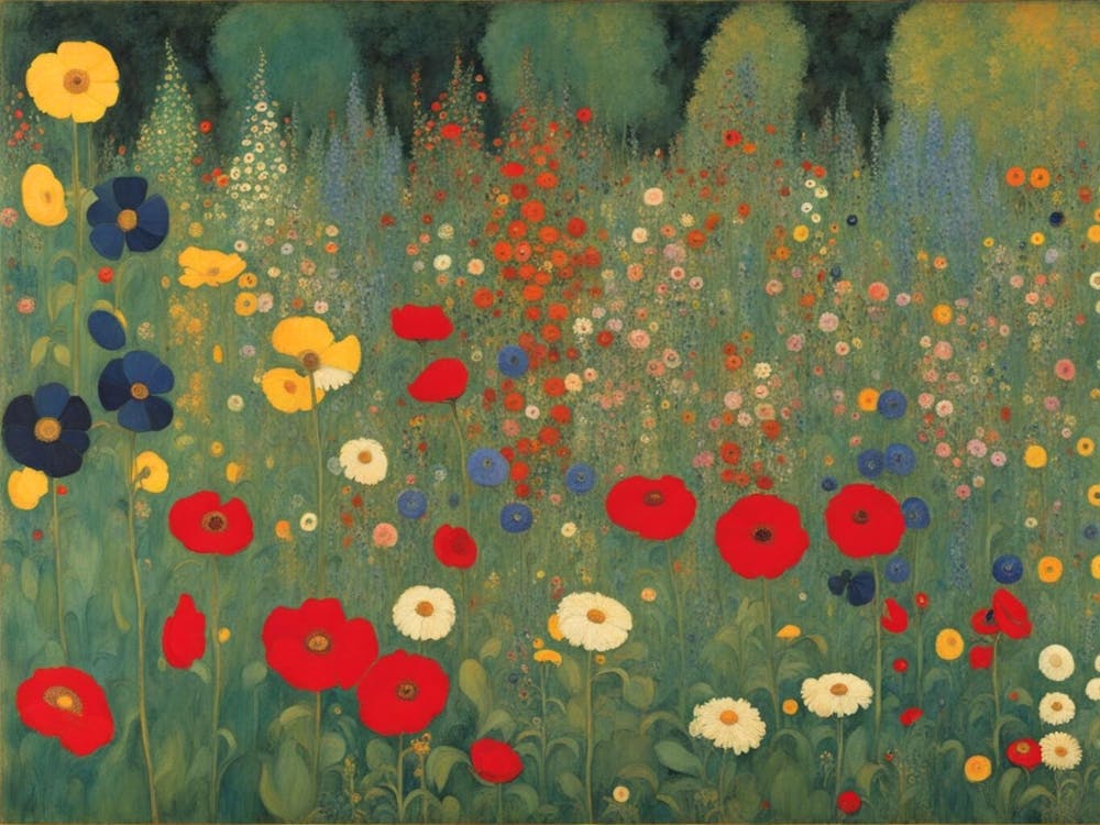 Poppies In The Meadow 1