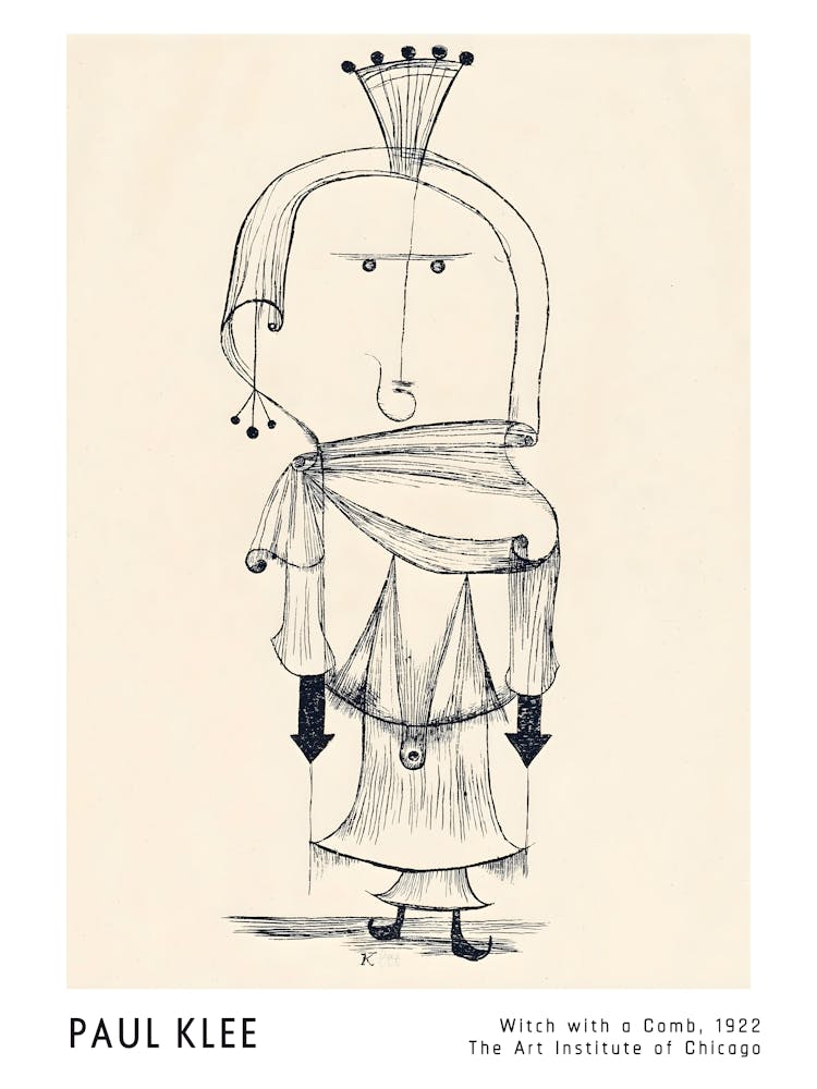 Paul Klee Femme à la Couronne