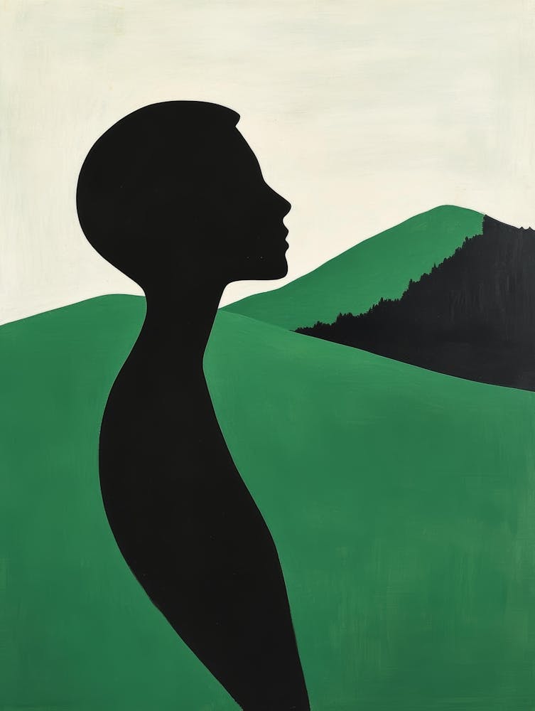 Silhouette Of A Woman 94
