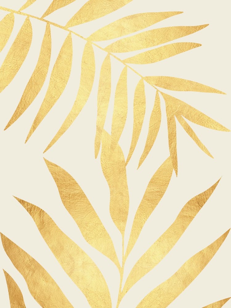 Golden tropical leaf 5