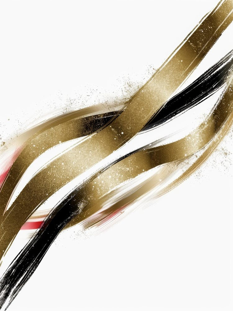 Gold And Black Stripes