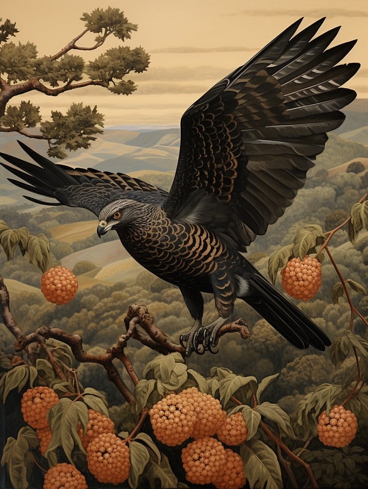 Dark And Moody Botanical Harrier 3