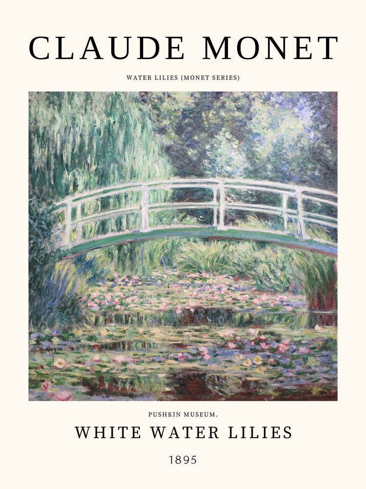 the white water lilies monet White Water Lilies