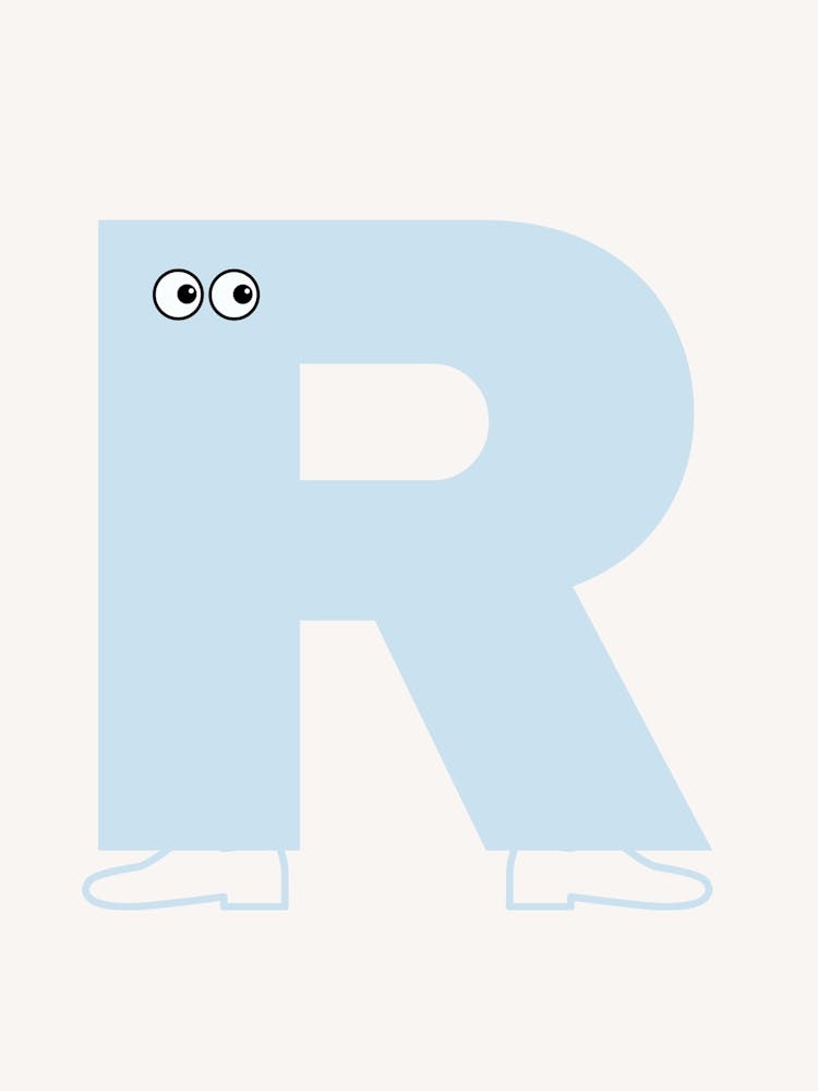 Alphabet Poster R
