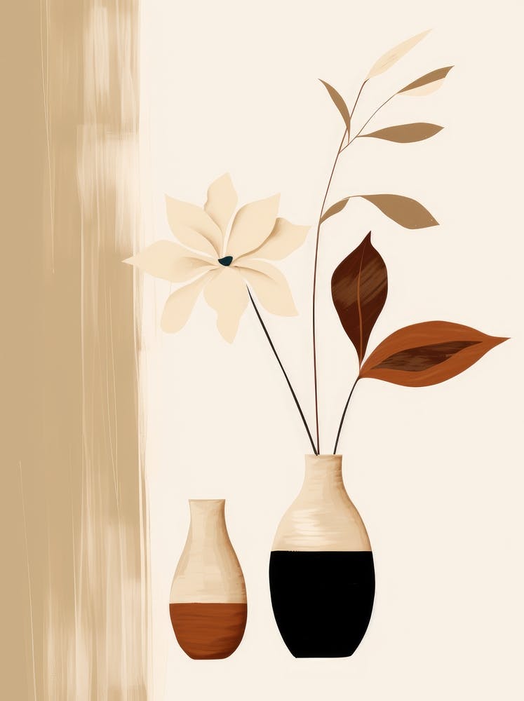 Two Vases Canvas Print