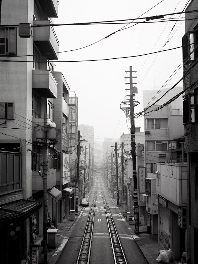 Seoul, South Korea, Black And White Old Photo 4