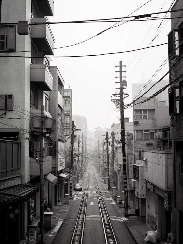 Seoul, South Korea, Black And White Old Photo 4