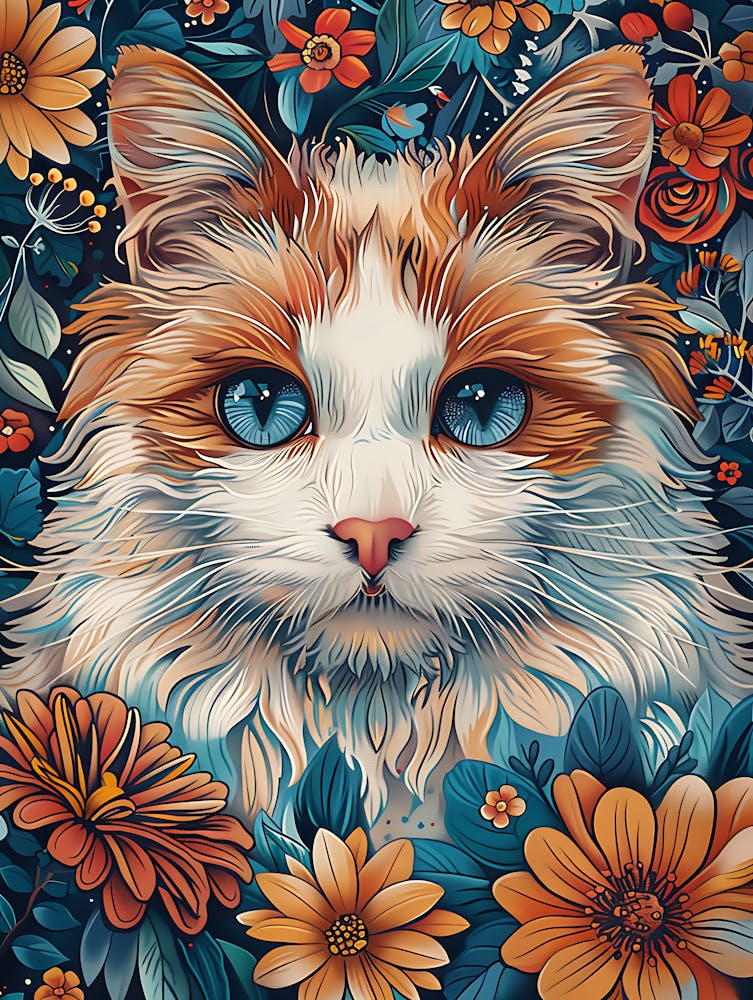 Cat With Blue Eyes