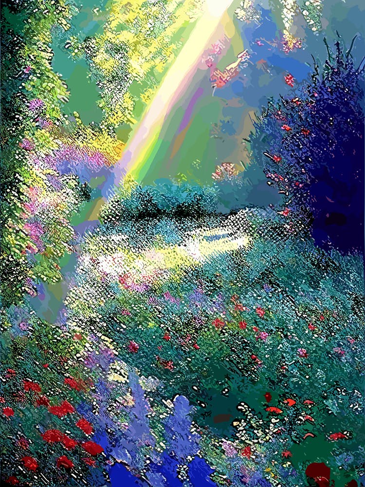 Monet S Garden, Peinture Classique USA