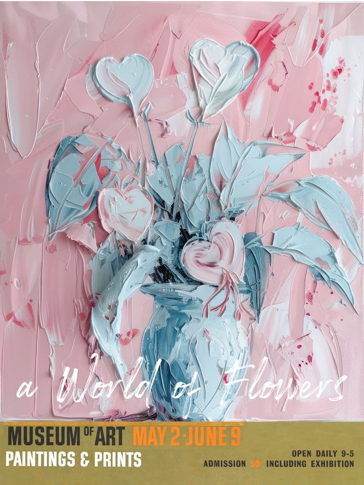 A World Of Flowers, Van Gogh Exhibition Bleeding Heart 1