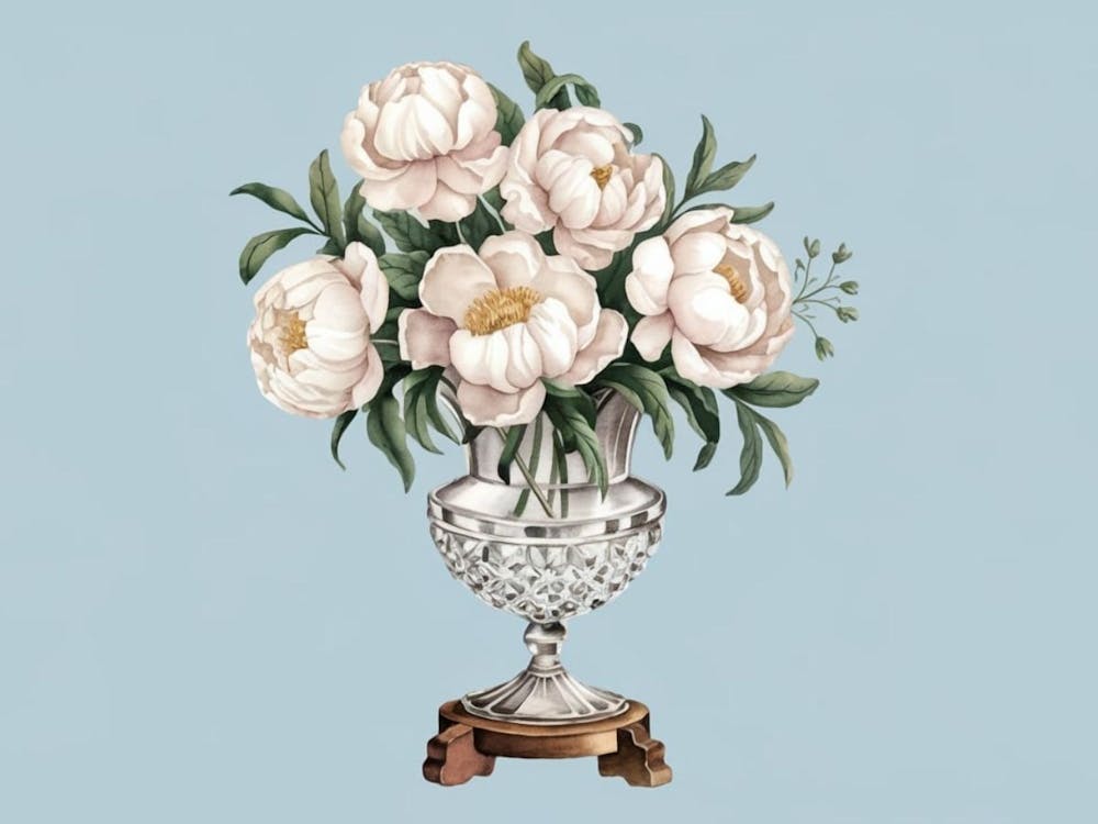 Peonies In A Vase