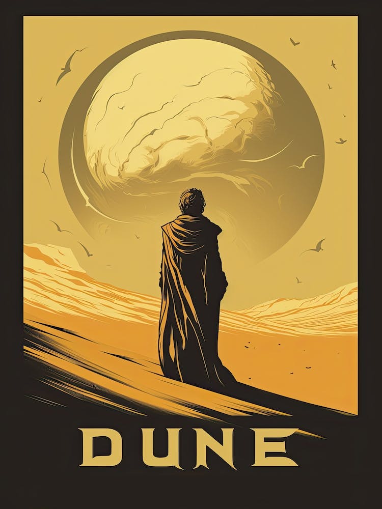 Dune Vintage Fan Art Poster 3