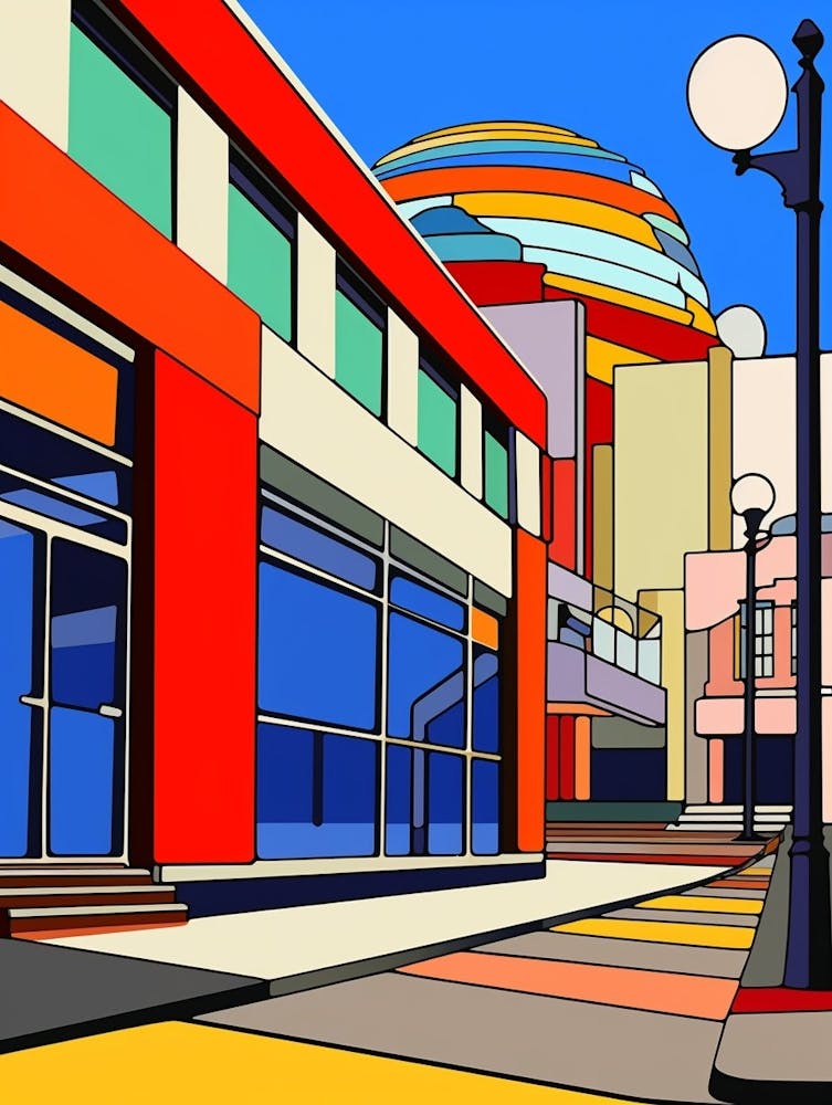 Tacoma Museum District Pointillism 31